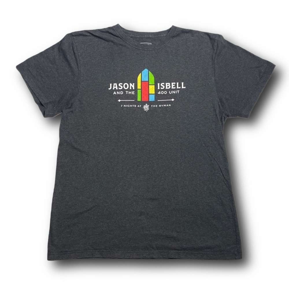 Jason Isbell and the 400 Unit 7 Nights At The Ryman concert band tee - size L